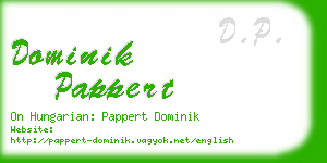 dominik pappert business card